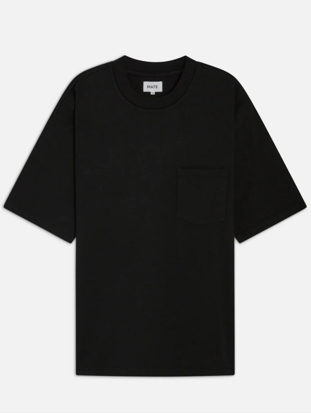 Mate the Label Organic Heavyweight Cotton Relaxed Tee - Jet Black